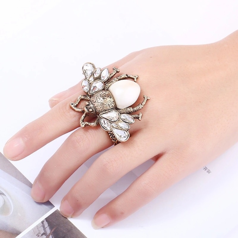 Double Cocktail ring adjustable